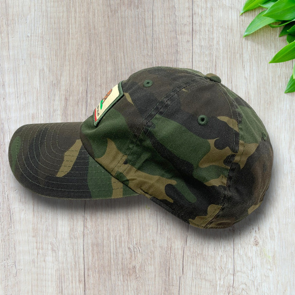 American Needle California Republic Dad Hat Strapback Cap Camo Camouflage OSFM - Picture 4 of 8